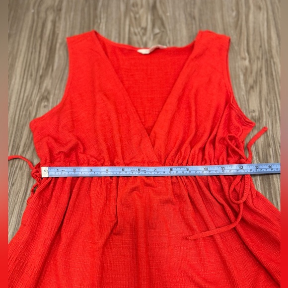 Red-Orange / Burnt Orange Sun Dress - Max Studios - Picture 5 of 6